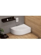 Acrylic corner asymmetrical bathtub PrimaLine MILA 170x110 - 2