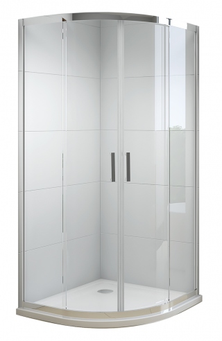 Nivo shower enclosure 100x100x190.5 cm with 5.5 cm tray