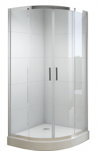 Nivo shower enclosure 100x100x198.5 cm with 13.5 cm tray 