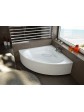 Acrylic corner symmetrical bathtub ExclusiveLine BERNO 140x140 cm - 1