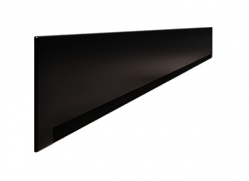 Linear wall drain 60 cm in black made of stainless steel in Poland. Viega low 4 cm drain with siphon.