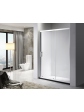 Sliding semi-frameless alcove niche shower door Easy Slider 100x190 cm - 2