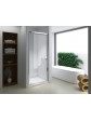 Drzwi prysznicowe wnękowe wahadłowe jednoskrzydłowe VERDO 80x190 cm - 1