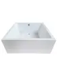 Large freestanding acrylic bathtub on legs - 150x150 cm SERANO
