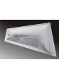 Acrylic corner asymmetric bathtub ExclusiveLine BARBOSA 160x100 cm - 7