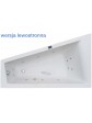 Whirlpool bathtub asymmetrical ExclusiveLine BARBOSA 160x100 cm - 10