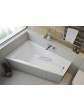 Acrylic corner asymmetric bathtub ExclusiveLine BARBOSA 160x100 cm - 1