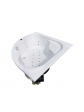 Corner whirlpool bathtub jacuzzi ORUNA 140x140 cm ExclusiveLine series - 4