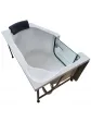 Bathtub for seniors with a door - MEDICA 135x90 cm