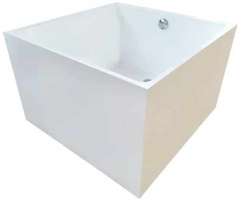 Freestanding square bathtub - SERANO 95x95 cm