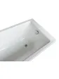 Low bathroom bathtub with siphon casing - 180x80 cm BERNO