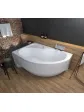 Corner bathtub on legs arrangement - 150x100 ORUNA
