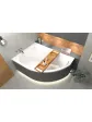 Corner bathtub made of sanitary acrylic - 150x100 cm ORUNA