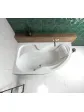 Corner bathroom bathtub with acrylic board casing - 150x100 cm ORUNA