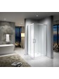 Corner shower cubicle MEXO 90x90x185 cm - 1