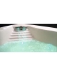 Corner symmetrical whirlpool bathtub AVIRA 140x140 cm - the highest Polish quality from ESSENTE
