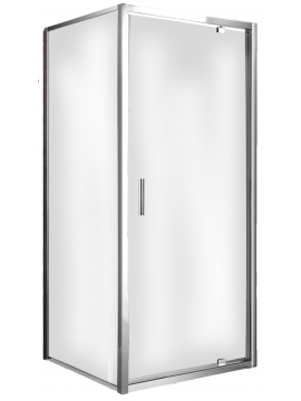 Kabina prysznicowa natryskowa z chromowanymi profilami MESO 90x90x190 cm