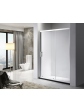 Sliding semi-frameless alcove niche shower door Easy Slider 120x190 cm - 1