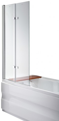 SENTO 2-wing bath screen, 100x140 cm