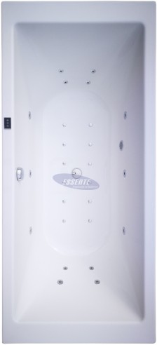 Wanna z hydromasażem prostokątna dwu-osobowa BERNO DUO 200x90 cm Wanna z hydromasażem prostokątna BERNO DUO 200x90 cm