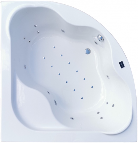 Narożna wanna spa z hydromasażem ORUNA 140x140 cm seria ExclusiveLine Narożna wanna z hydromasażem ORUNA 140x140 cm