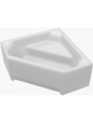 Acrylic pentagonal corner bathtub ExclusiveLine BARBOSA 140x140 cm - 2