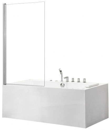  Bath screen ANTERO, single leaf 90x140