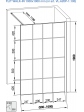 Black Walk-in wall shower enclosure 8 mm transparent toughened safety glass - 4