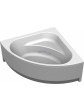 Acrylic corner symmetrical bathtub ExclusiveLine BERNO 140x140 cm - 4