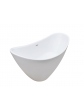 Free-standing oval acrylic bathtub, VEZO model, white 172x73x74 cm - 1