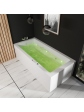 Bathtub with jacuzzi AYATA 170x80 air and water hydromassage Polish producer ESSENTE