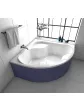 Corner bathtub placed next to the window - 140x140 cm ORUNA