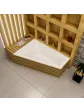 Corner bathtub with casing - 160x100 cm BARBOSA