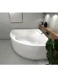 Built-in corner bathtub arrangement - 140x140 cm ORUNA
