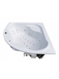 Whirlpool bathtub symmetric corner ExclusiveLine ORUNA 150x150 cm - 9