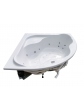 Whirlpool bathtub symmetric corner ExclusiveLine ORUNA 150x150 cm - 12