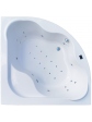 Corner whirlpool bathtub jacuzzi ORUNA 140x140 cm ExclusiveLine series - 2
