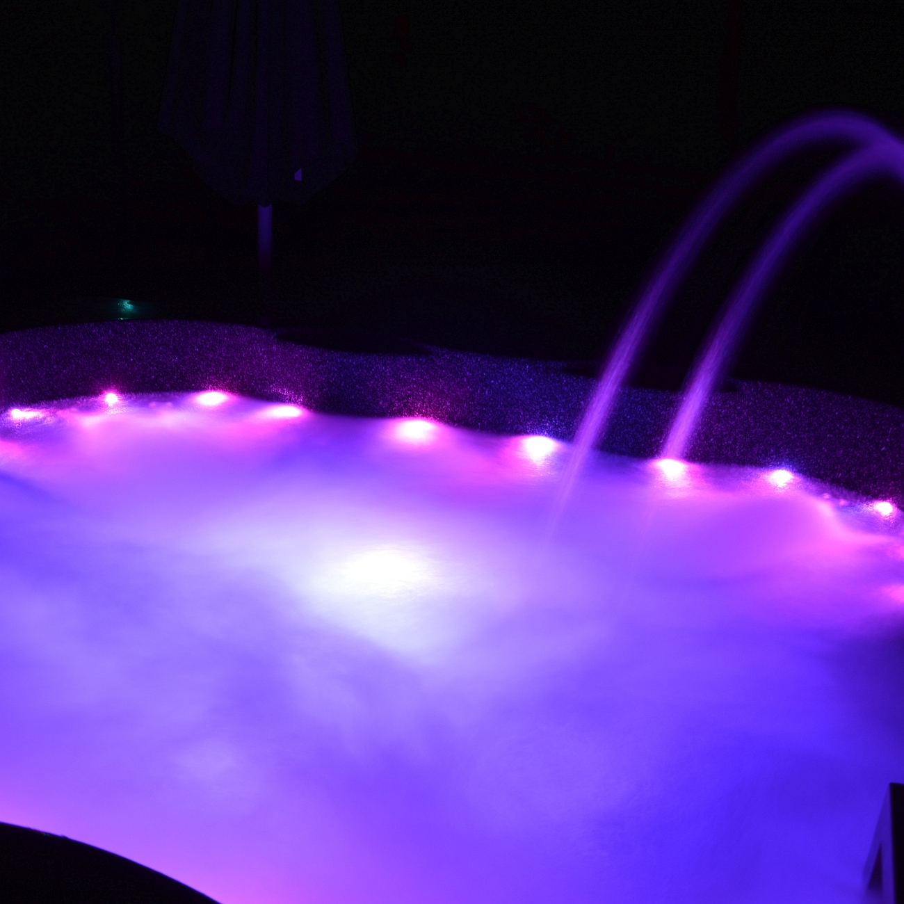 swiatlo podwodne lampki led wodoodporne do jacuzzi ogrodowego ipx5