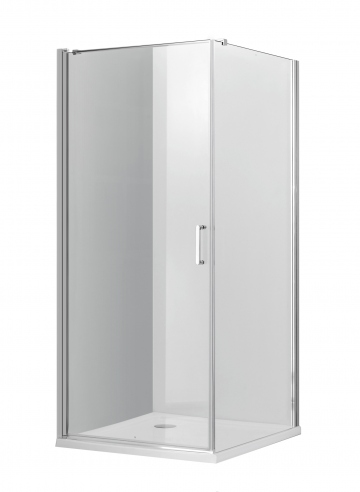 Kabina prysznicowa natryskowa z chromowanymi profilami CUADRADO 90x90x190 Kabina prysznicowa narożna CUADRADO 90x90x190 cm chrom