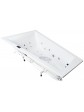 Whirlpool bathtub asymmetrical ExclusiveLine BARBOSA 150x100 cm - 8