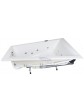 Whirlpool bathtub asymmetrical ExclusiveLine BARBOSA 150x100 cm - 5