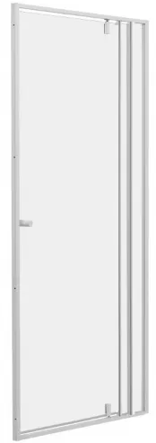 Drzwi prysznicowe wnękowe uchylne jednoskrzydłowe RAMIRO 90-100x190 cm Drzwi prysznicowe uchylne regulowane 90-100 cm