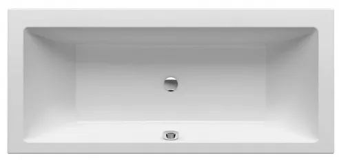 Large rectangular bathtub 170x75 cm