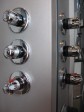 Narożna kabina prysznicowa-parowa z funkcją sauny, hydromasażem, radio, bluetooth - SGM-KL8701L 120x80x215 cm prawa - 3