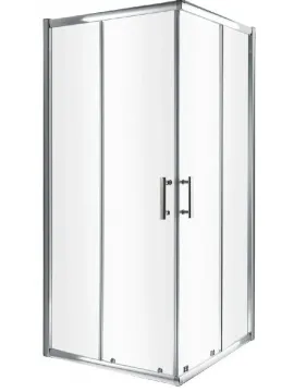 Corner shower cubicle MEXO 90x90x185 cm  Kopiuj