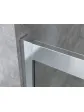 Chrome shower enclosure profile 120x90 cm - Essente