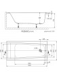 Wanna z hydromasażem prostokątna ExclusiveLine BARBOSA 150x75 cm biała - 3