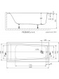 Polska wanna z hydromasażem prostokątna ExclusiveLine BARBOSA 160x75 - 3