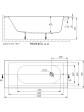 Wanna z hydromasażem prostokątna ExclusiveLine BERNO 160x70 cm - 16