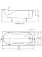 Wanna z hydromasażem prostokątna ExclusiveLine IVEA 140x75 cm - 10